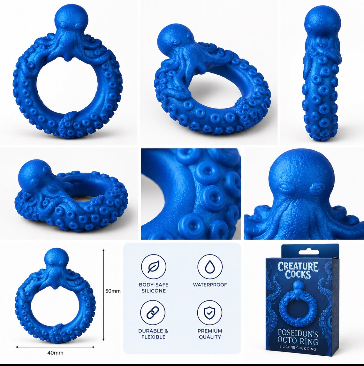 Creature Cocks Poseidon's Octo Ring