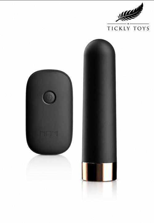 10 Speed Rechargeable Mini Bullet Vibrator with remote control – body-safe, USB rechargeable, discreet UK delivery"