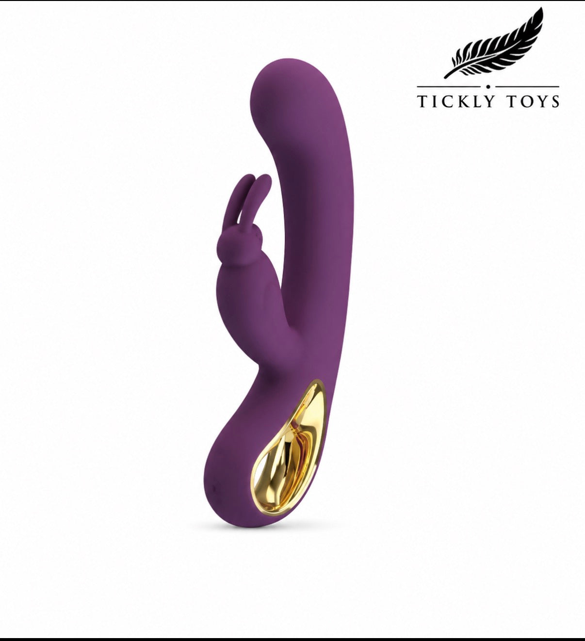 10 Speed Silicone Rabbit Vibrator G-Spot Clitoral Massager USB Rechargeable Purple