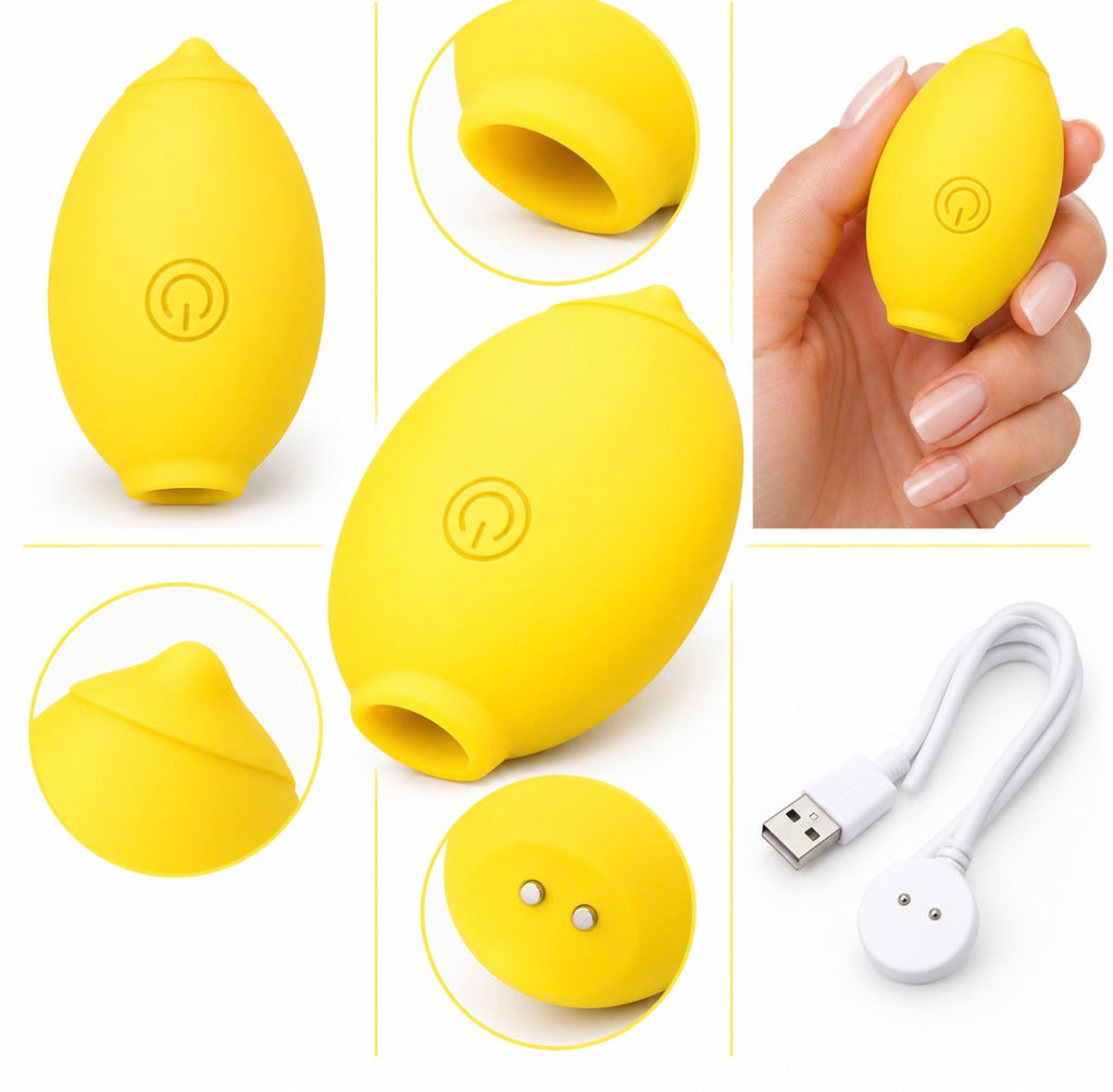 ROMP Lemon Crush Clitoral Stimulator – Yellow – Rechargeable